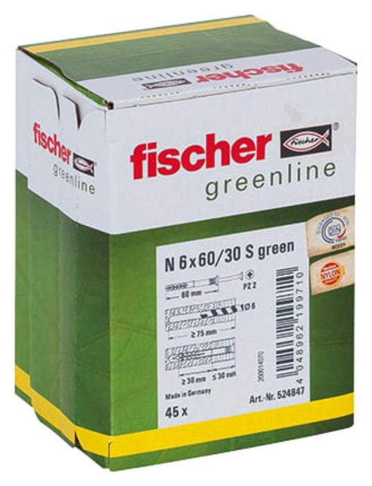 NAIL DOWEL N GREEN S Ф6X60/10