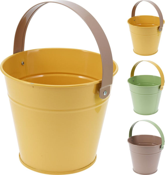 CHILDREN'S BUCKET 16X13CM DIFFERENT COLORS