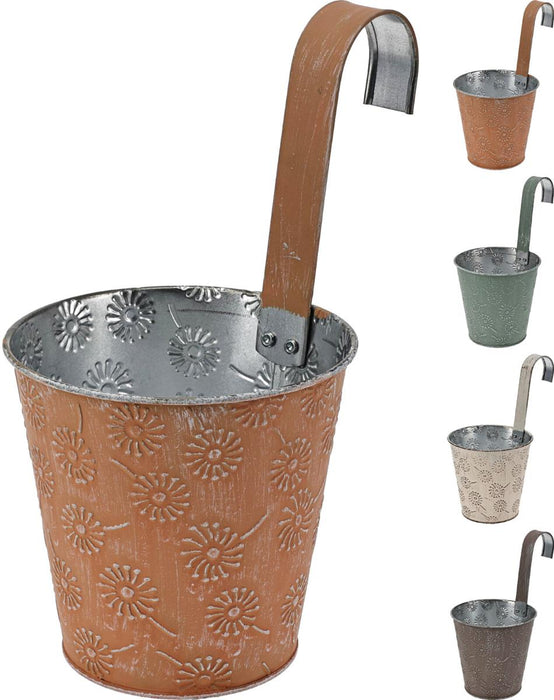 HANGING BOX 13X13 ZINC FINISH ANTIQUE