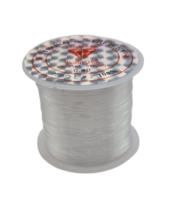 TRANSPARENT CORD 0.40MM SPOOL 20M