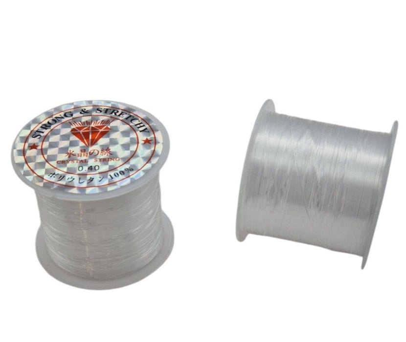 TRANSPARENT CORD 0.40MM SPOOL 20M