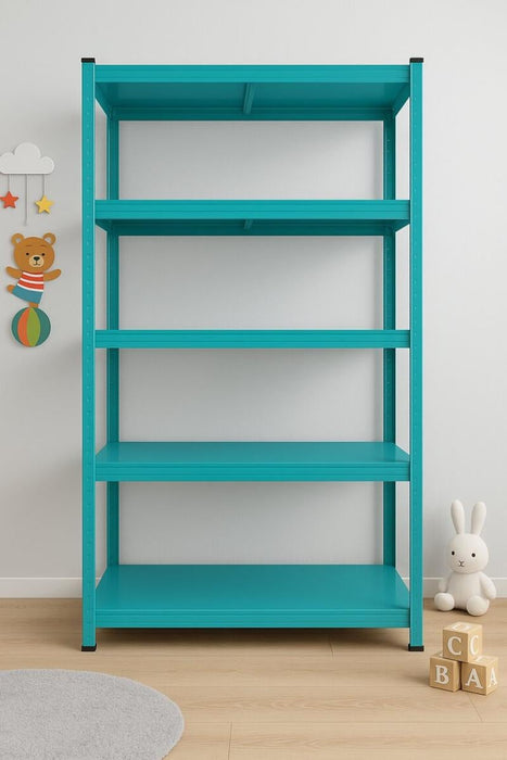 METAL RACK 150X75X40CM 5X80KG BLUE