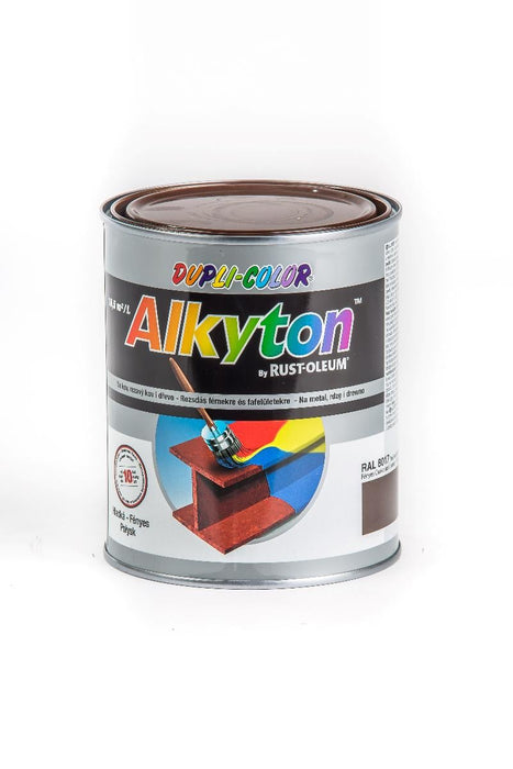 PAINT 4B1 ALKYTON RAL 8017 T. BROWN 750ML