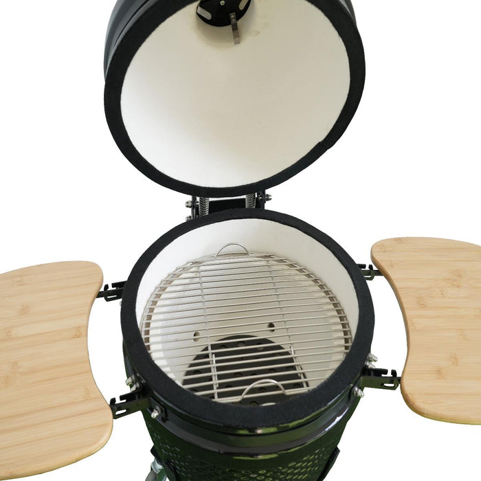 CERAMIC BARBECUE KAMADO BLACK 48CM