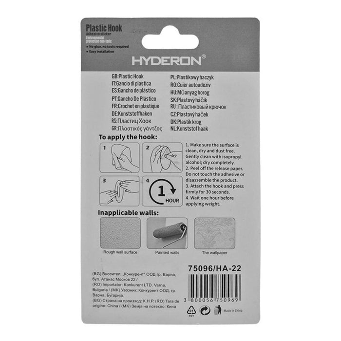 HANGER 22.5MM 3PCS TRANSPARENT