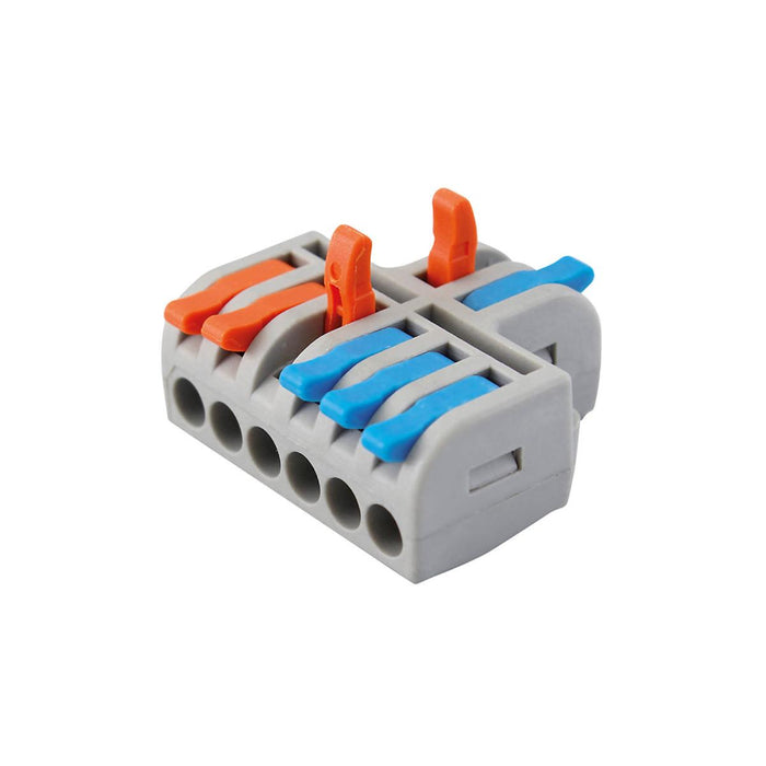 QUICK CONNECTOR 2P/6X0.2-4MM2 COMMEL