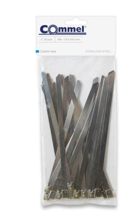 CABLE TIE STEEL 200X7.9MM COMMEL