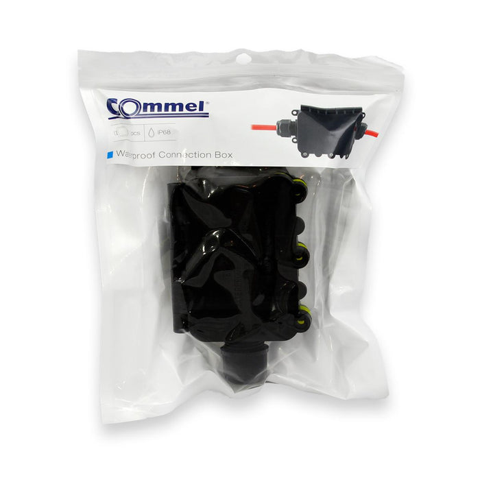 JOINT BOX 135X70X40MM 2 CONNECTORS COMMEL