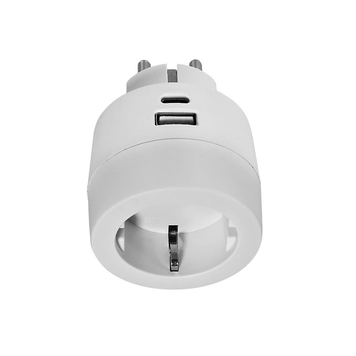ADAPTER FOR CONTACT USB A+C 1SHUKO COMMEL