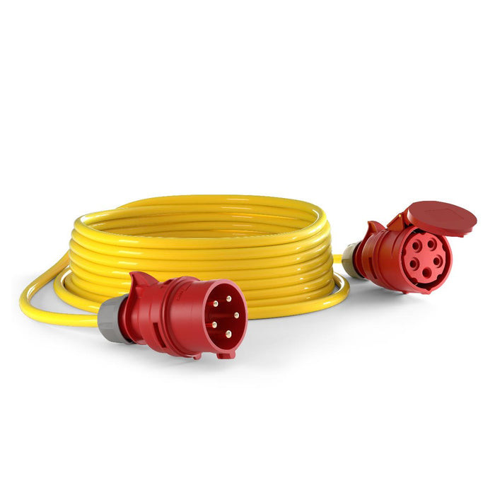 EXTENSION CORD 10M 5G2.5MM2 YELLOW IP44 COMMEL