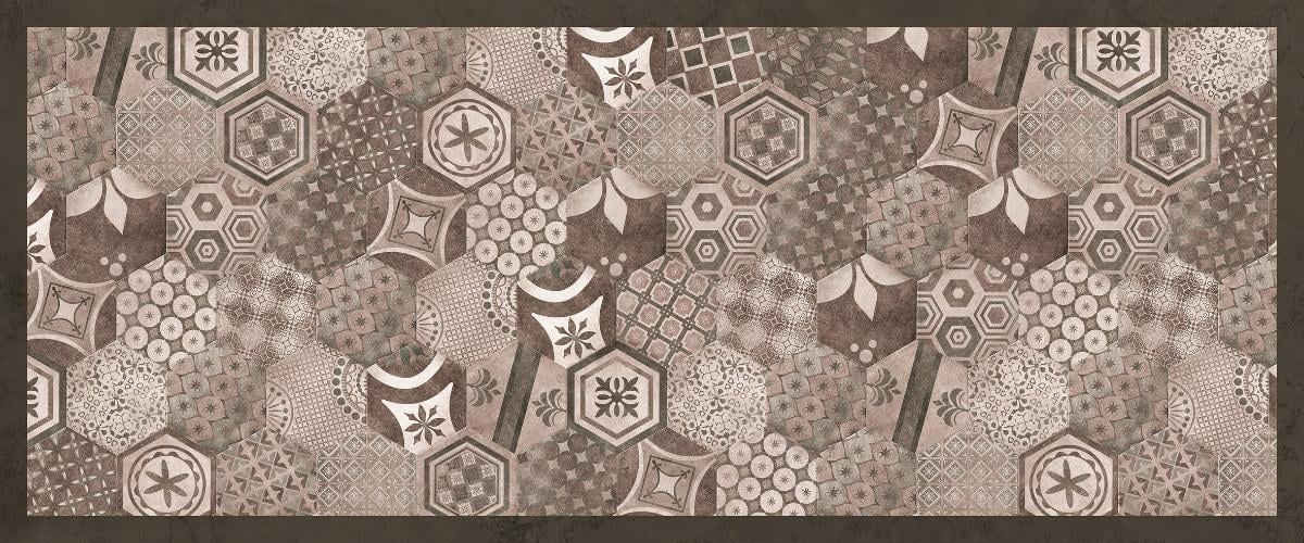 VINYL MAT 50/120CM HEXAGON