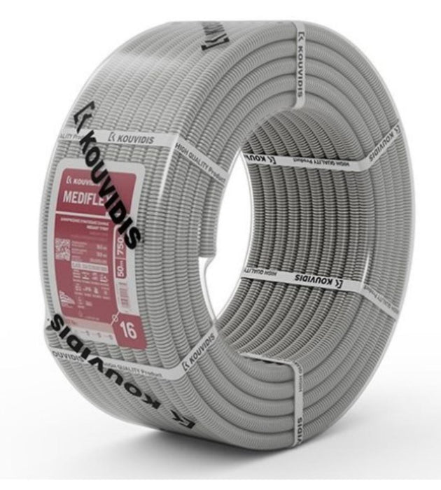 CORRUGATED PIPE F25MM UV 50M KOUVIDIS