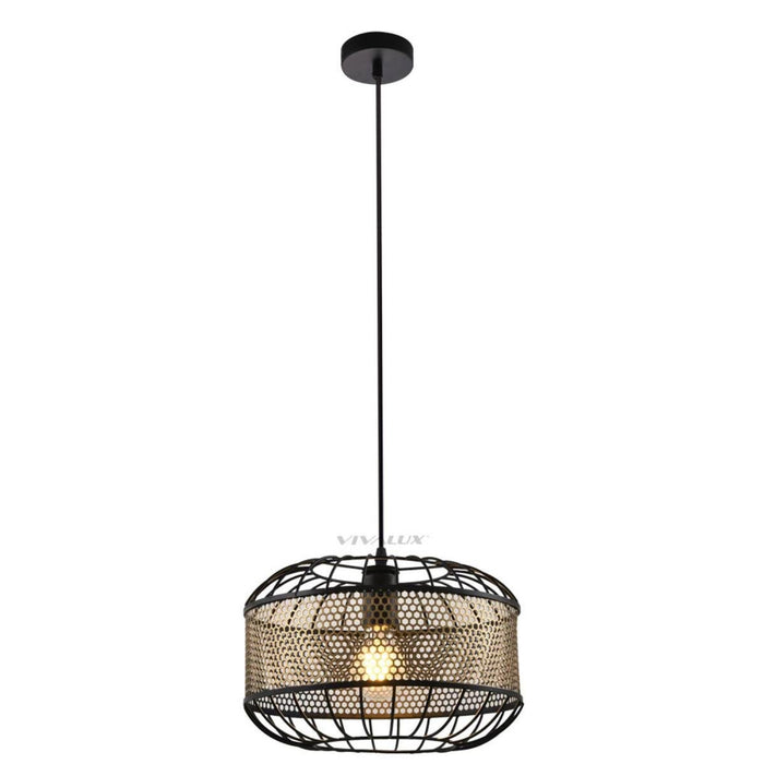 PENDEL CASTELLO 1ХЭ27 230V BLACK/GOLD
