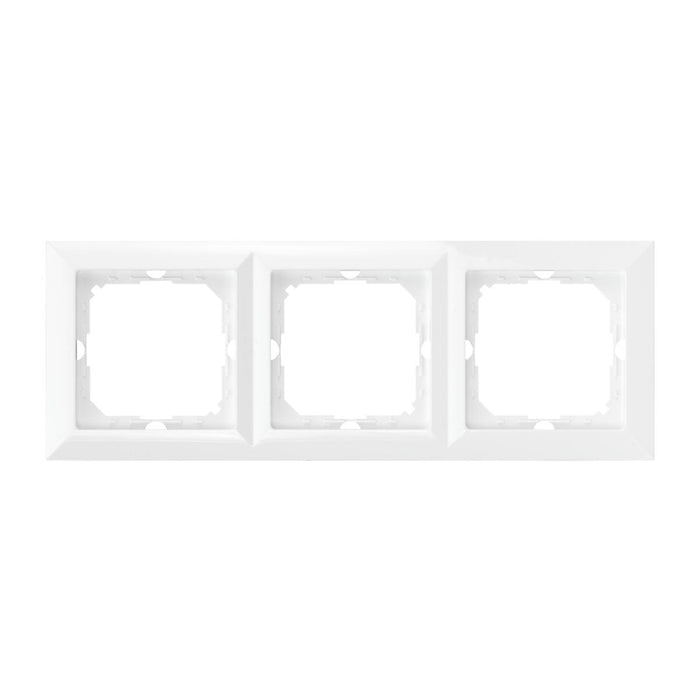 TRIPLE PEARL FRAME WHITE