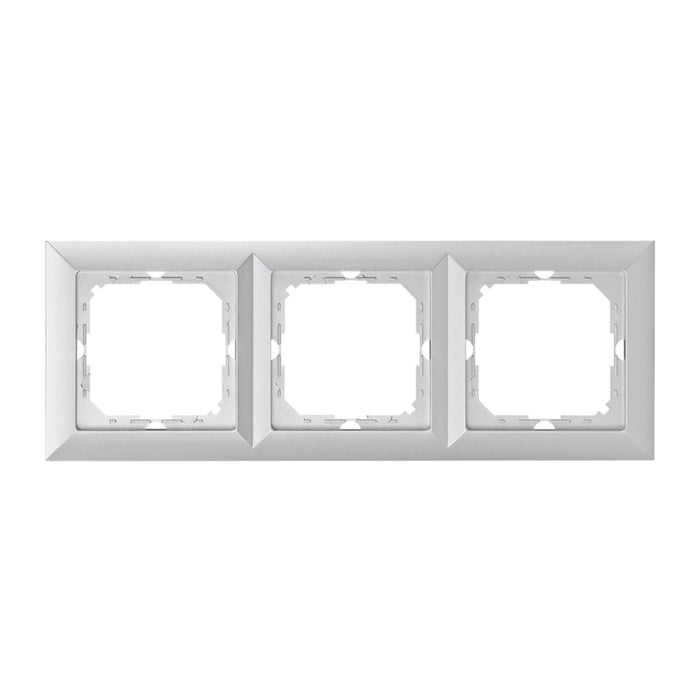 TRIPLE PEARL SILVER FRAME