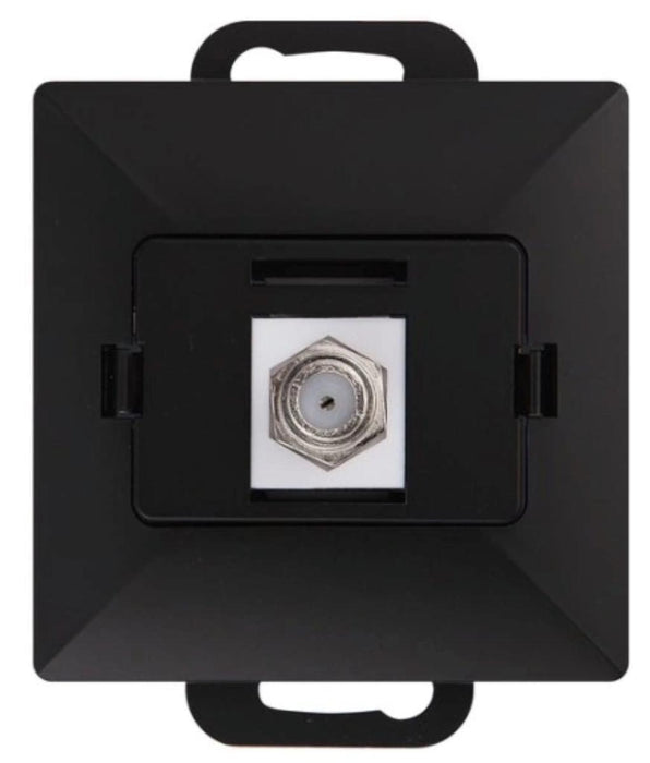 CONTACT TV F CONNECTOR PEARL BLACK