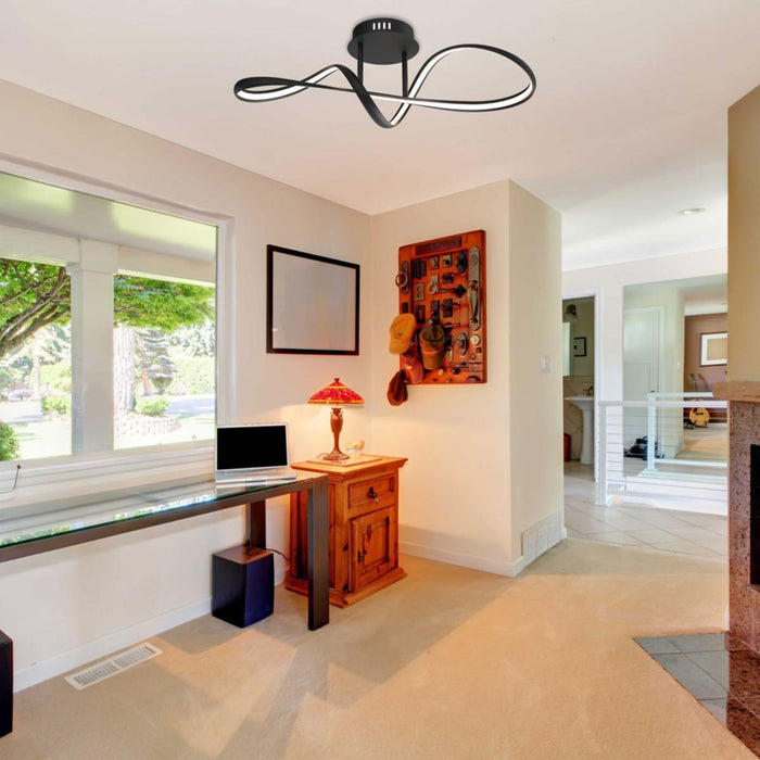 LED CEILING LIGHTS ETERNITY 36W BLACK