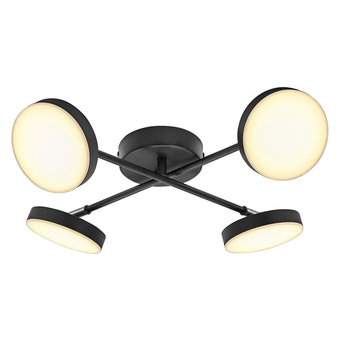 LED SPOTLIGHT MOON 4X21W 3000K CROSS BLACK