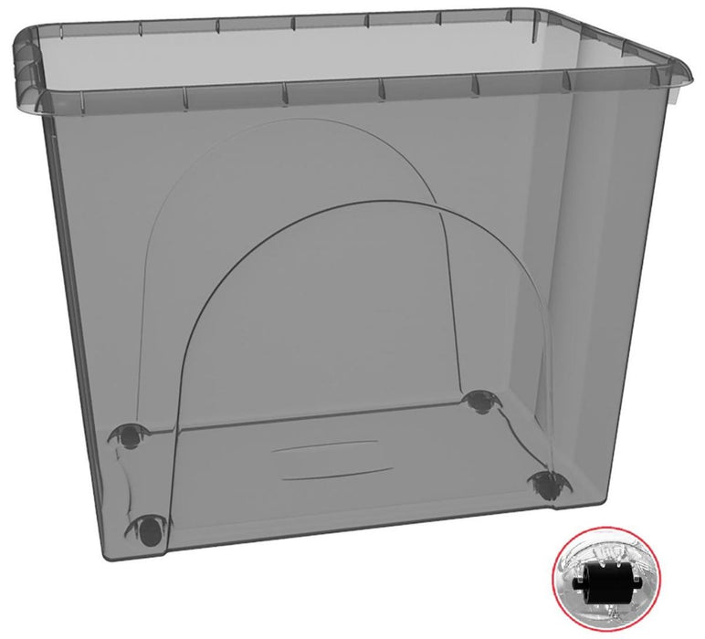 BOX WITH WHEELS DUNE 80L ANTHRACITE