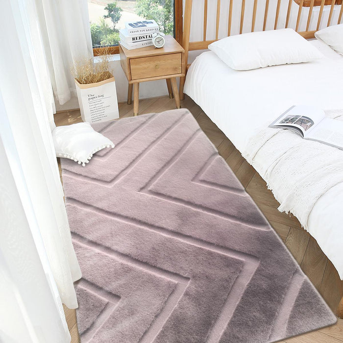 CARPET BAMBI 3D BROWN-TAUPE 80X150CM
