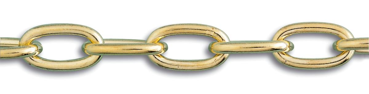 BRASS CHAIN LINK LENGTH 19 MM