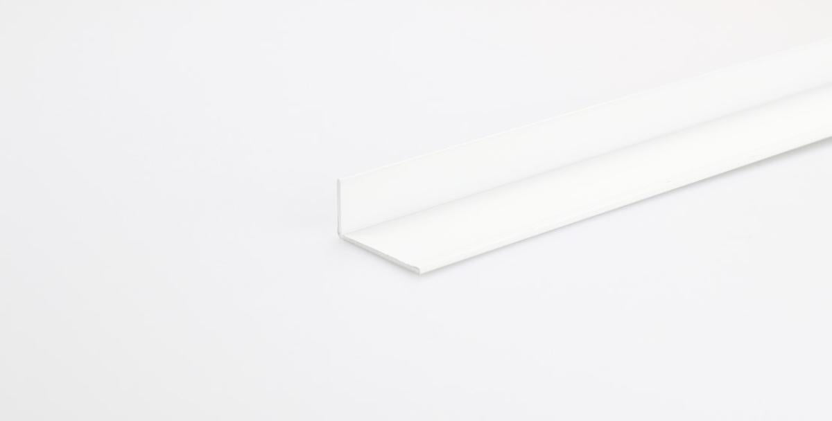 PROFILE L 1M 30X15 ALUMINUM WHITE