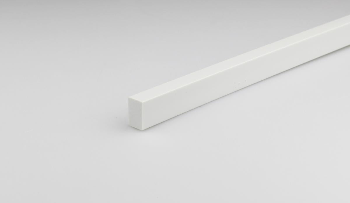 PVC SQUARE PROFILE 20X10MM/1M WHITE