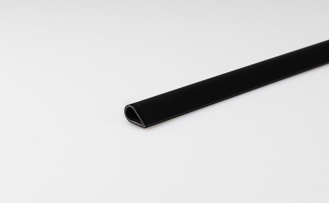 PVC FLEXIBLE PROFILE 5MM/1M BLACK