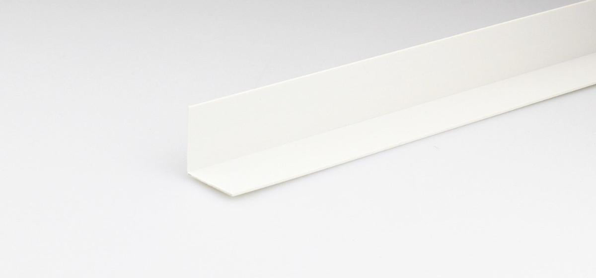 PVC CORNER PROFILE 10X10MM/1M WHITE