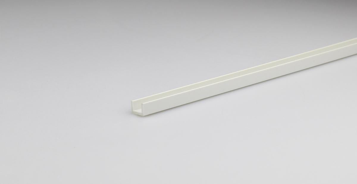 PVC U-PROFILE 10.5X11.5MM/2M WHITE