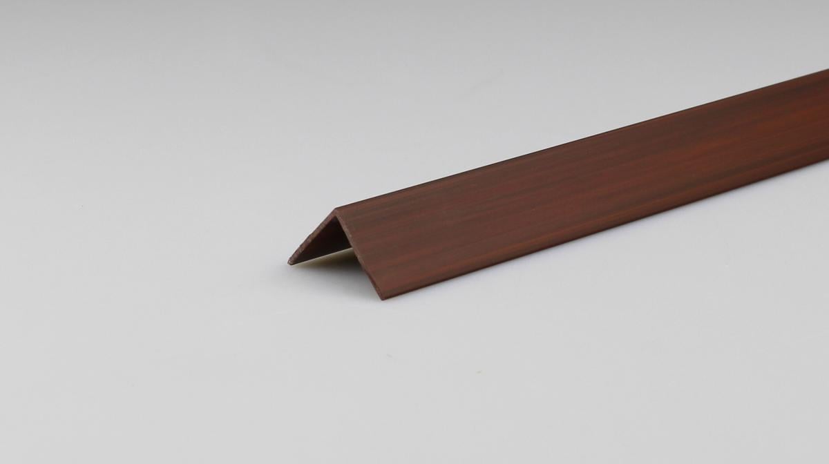 PVC CORNER PROFILE 20X20MM/1M WENGE