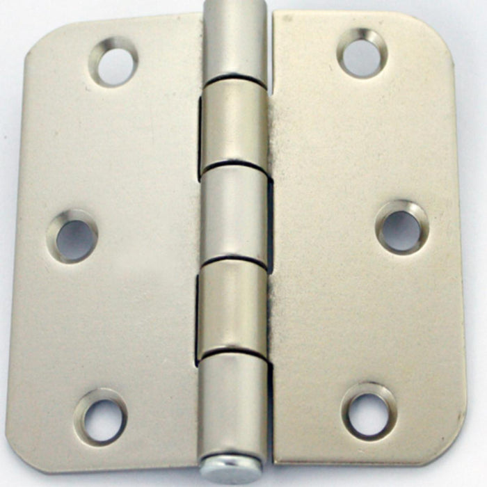 HINGE ROUNDED ENDS 75X75MM BRASS 2PCS