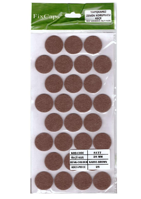 SELF-ADHESIVE FELT STEPS F28 28PCS