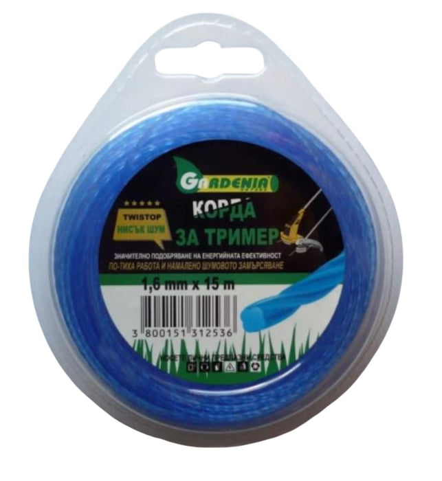 TRIMMER CORD 1.6 MM x 15 M CLOVER