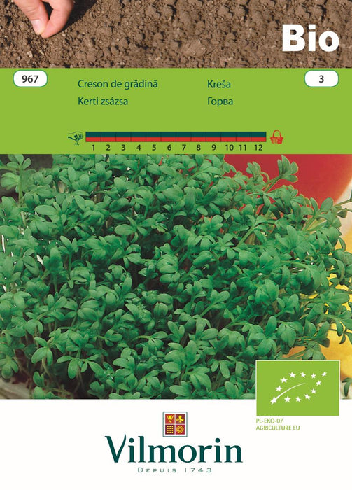 BIO WATERCRESCORN SEEDS VILMORIN