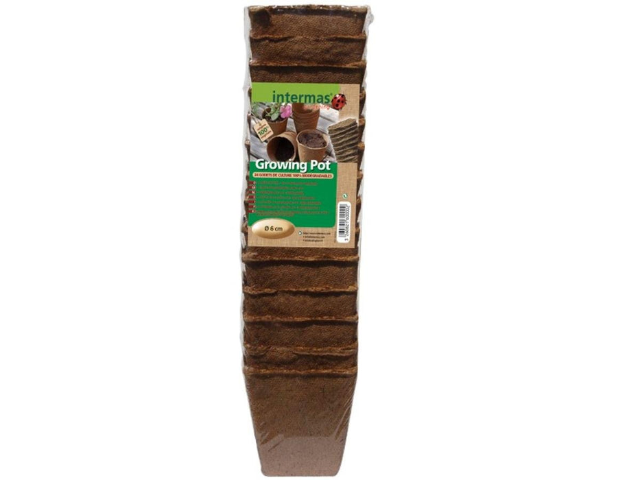 PEAT POTS 6X6 20 PCS