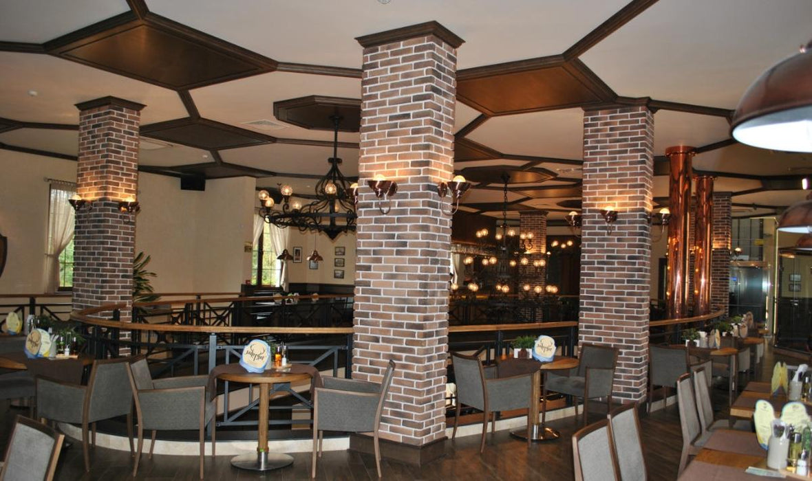 ANTIQUE ORANGE SMOKE BRICK 24 X 6 X 1.1