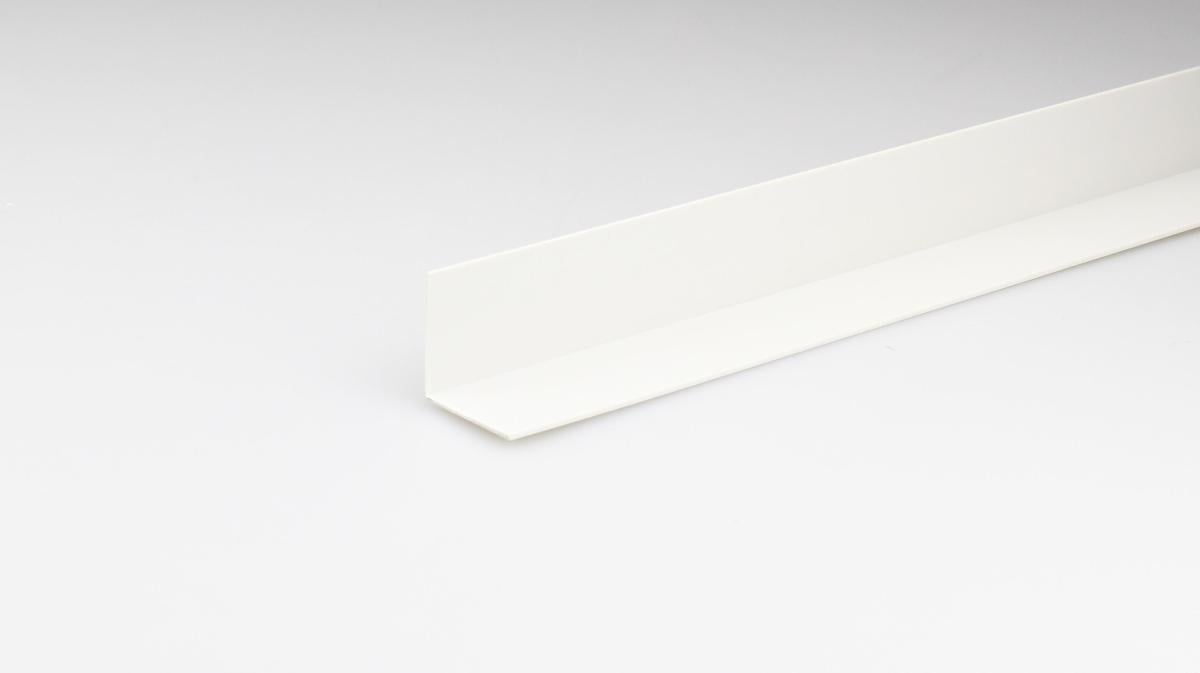 PVC CORNER PROFILE 10X10MM/2.6M WHITE