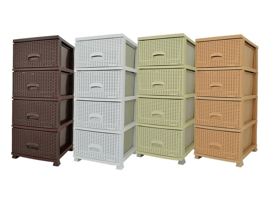 CABINET 4-CA MELISSA PVC RATTAN