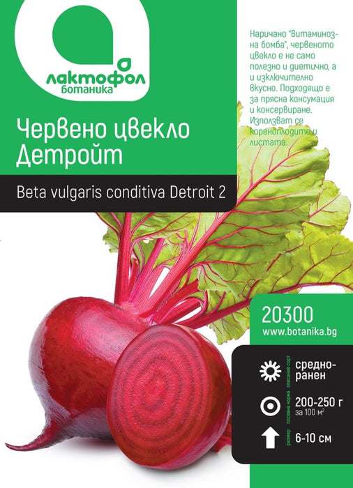 RED BEET SEEDS DETROIT BOTANIST
