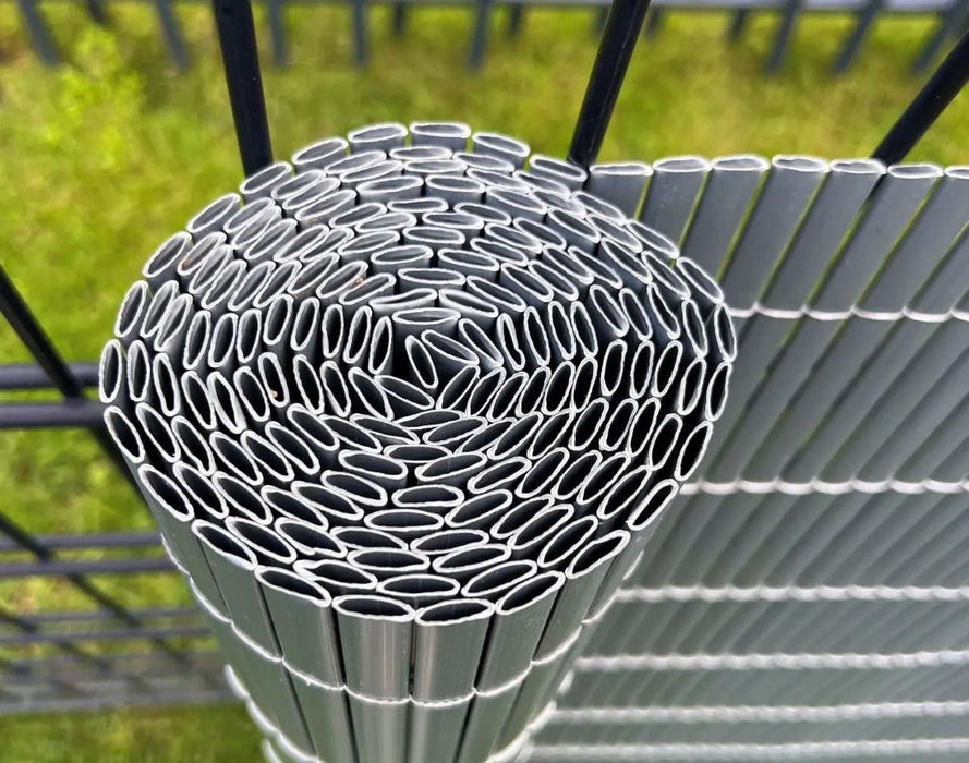 PVC PANEL FOR FENCES "BAMBOO" 1MX3M GRAY