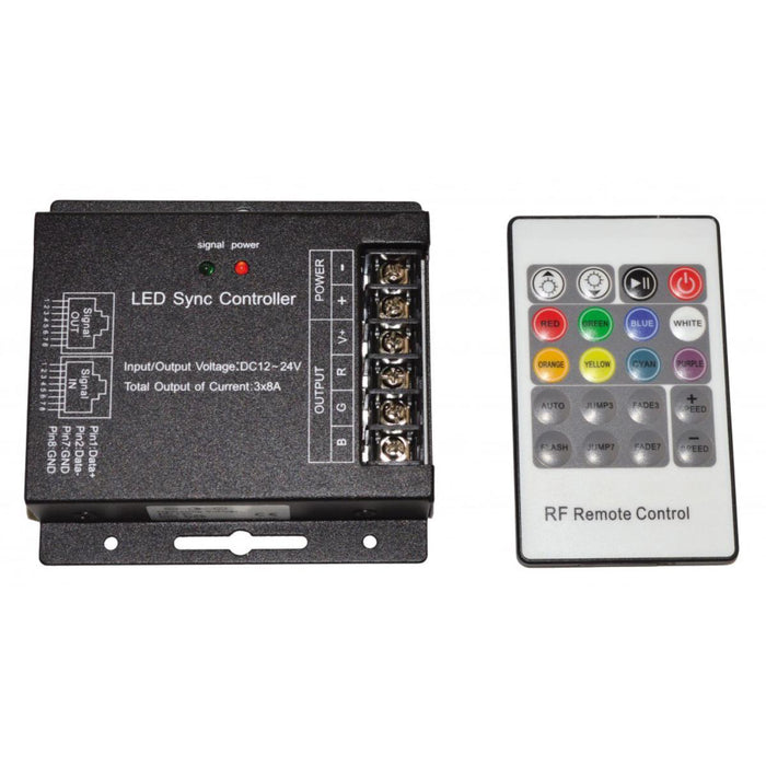 RADIO FREQUENCY CONTROLLER WITH REMOTE CONTROL