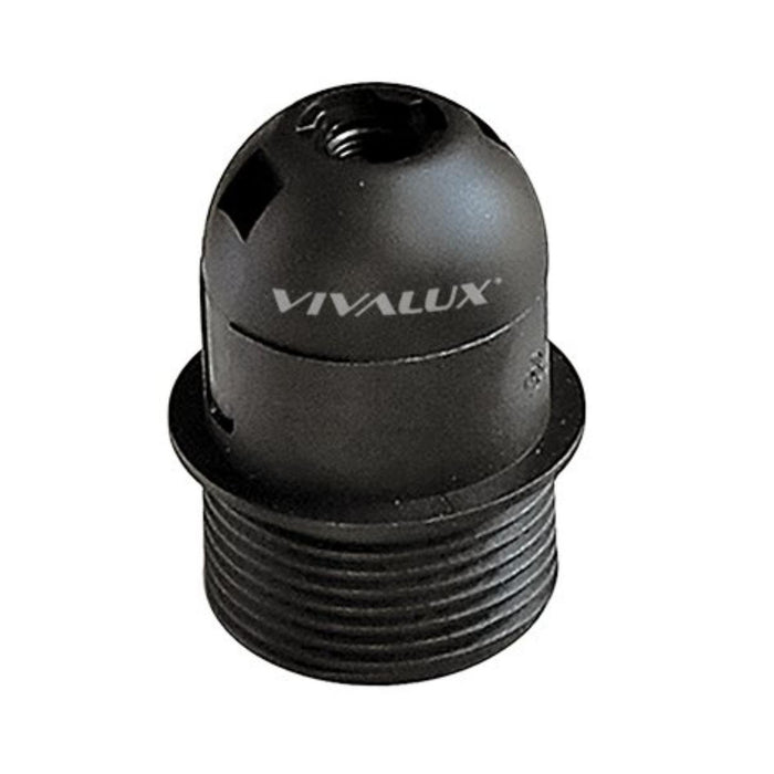 THERMOPLASTIC LAMP HOLDER E27 HALF THREAD BK