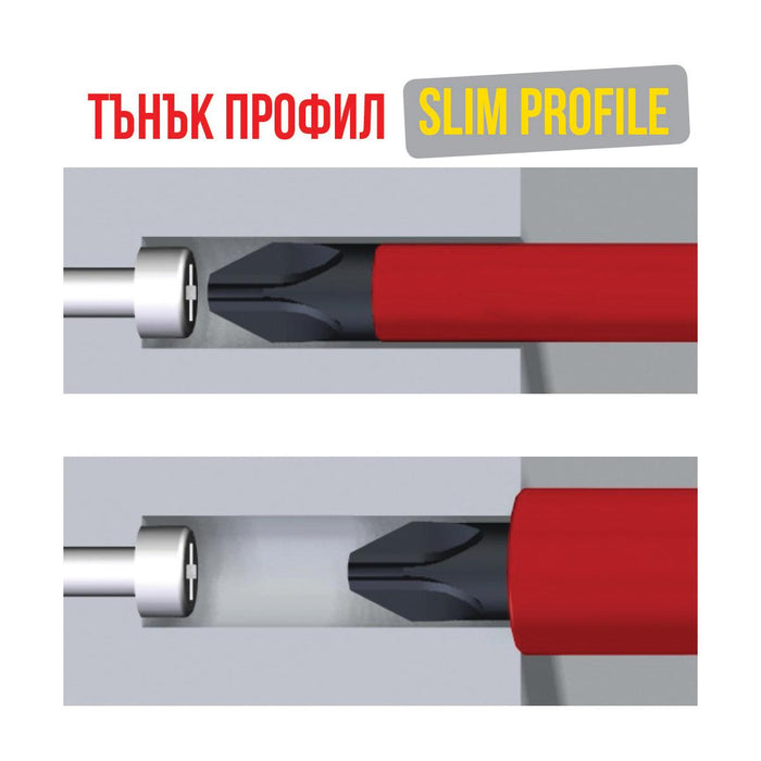 SCREWDRIVER CROSS COMBO PZ/ST 1X80MM TM