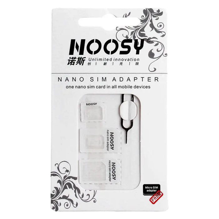 Noosa SIM Card Adapter Set + Key - White - Sim card adapters<<<HurtelXML