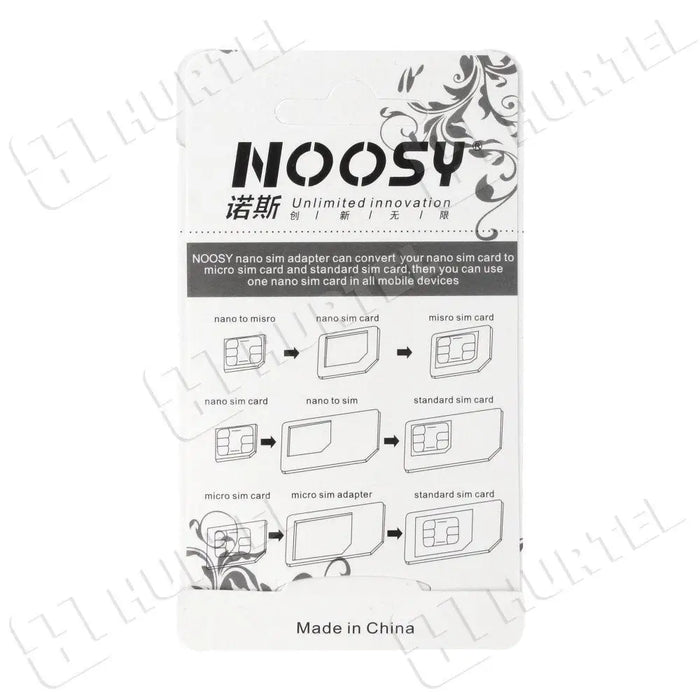 Noosa SIM Card Adapter Set + Key - White - Sim card adapters<<<HurtelXML