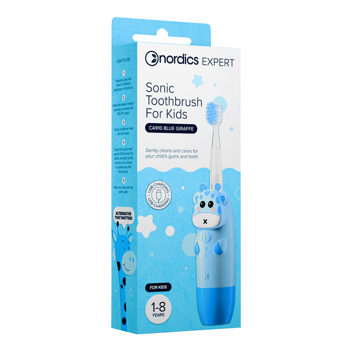 Electric toothbrush NORDICS GIRAFFE BLUE BLUE