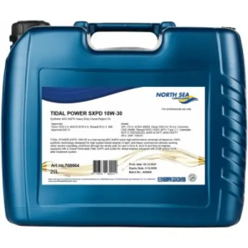 NORTH SEA TIDAL POWER SXPD 10W-30 20L - АВТОМОБИЛНИ МАСЛА<<<MaxCar