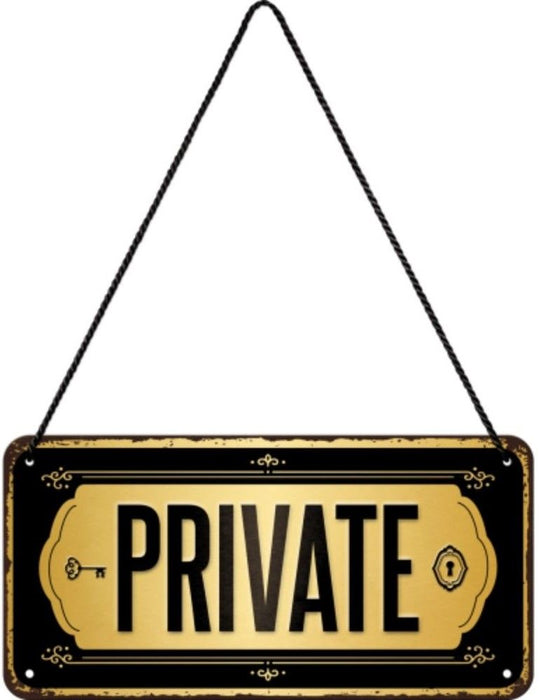 HANGING SIGN-PRIVATE
