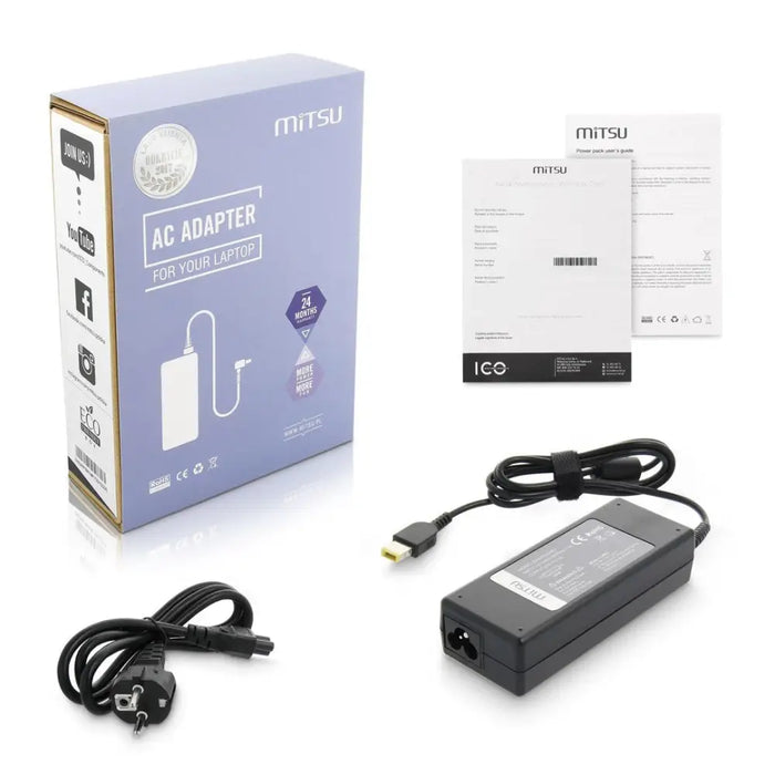 notebook charger mitsu 20v 4.5a (prostokątny 11.0x4.5 pin - Yoga) - lenovo 90W - Power supplies